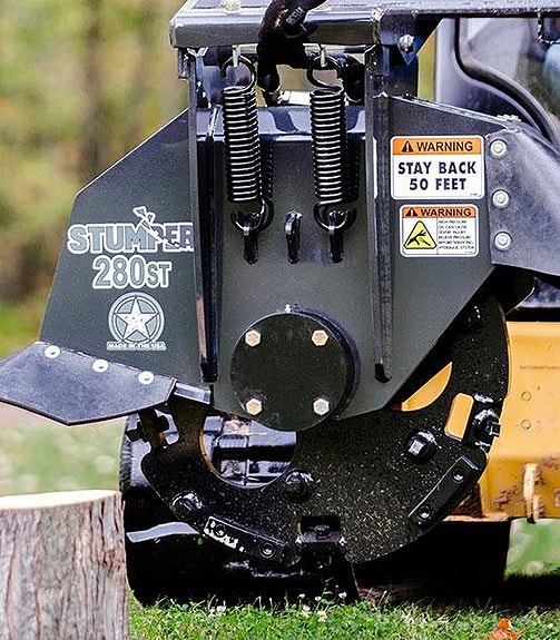 Visningsmaskiner stubbfräs