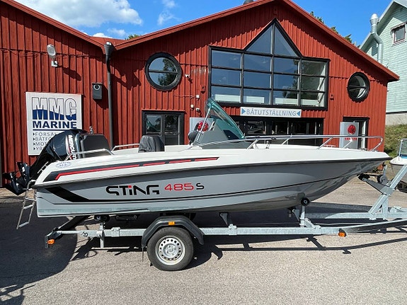 Sting 485 S Mercury F60 ELPT 2022 Fogelsta 80 km trailer