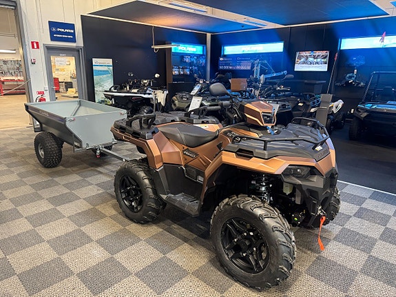 Polaris Sportsman 570 Eps Matte Copper T3b "Vagn eller plog på köpet "
