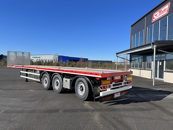 MAX Trailer , 3-axlad Flaktrailer , Norgeboggi , 3 of 5