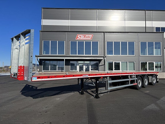 MAX Trailer , 3-axlad Flaktrailer , Norgeboggi ,