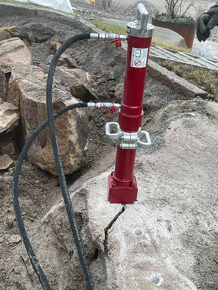 Komplett Bergborr och Spräckpaket Hydrauldriven 4 of 5