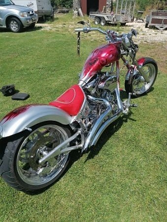 Harley-Davidson  Custom Chrome 2032 cc TP Pro Engine Chopper 2034 cc 5 of 30