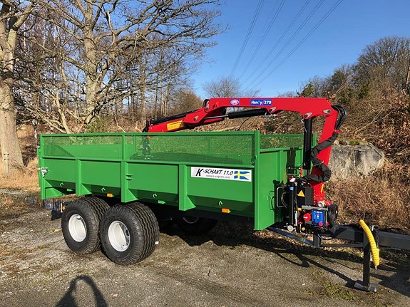 K-vagnen K-Schakt 11,0 kranvagn