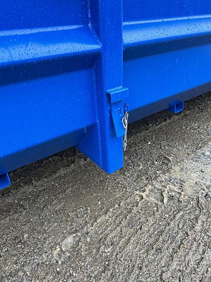 Täckta Containerflak 22m3 med sektioner 4 of 6