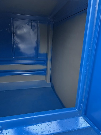 Täckta Containerflak 22m3 med sektioner 3 of 6