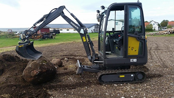 Uthyres Volvo EC 18