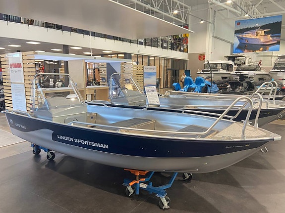 Linder 445 MAX ink. Yamaha F25GETL 2025 + Garmin 9" Plotter