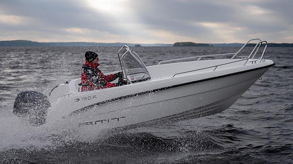 AMT 150 R fabriksny -22 Yamaha F50 -25. inkl trailer 80km/h