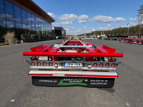 Hakarps - 38 tons lastväxlarvagn med glider OMGÅENDE LEV 7 of 12