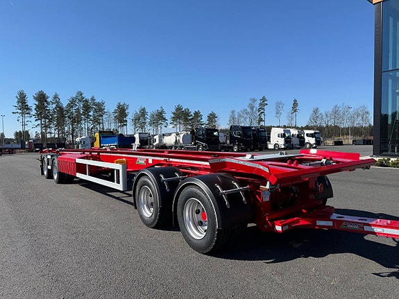 Hakarps - 38 tons lastväxlarvagn med glider OMGÅENDE LEV 3 of 12