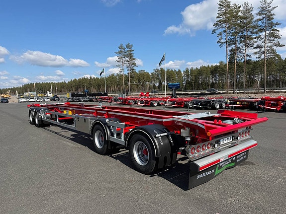 Hakarps - 38 tons lastväxlarvagn med glider OMGÅENDE LEV 6 of 12