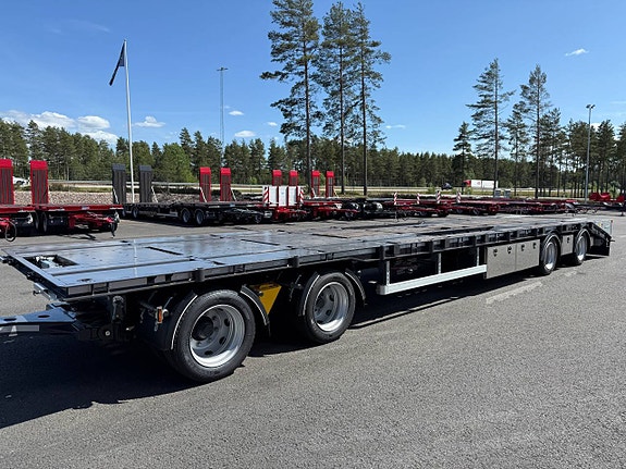 Hakarps - 4 axlad kombivagn för 2 flak, 960mm hög 4 of 5