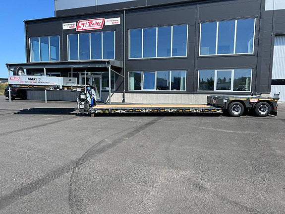 MAX 510 2-axlad - tvångsstyrd , Låglastare , Maskintrailer 2 of 5