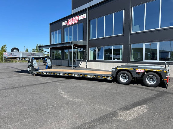 MAX 510 2-axlad - tvångsstyrd , Låglastare , Maskintrailer 3 of 5