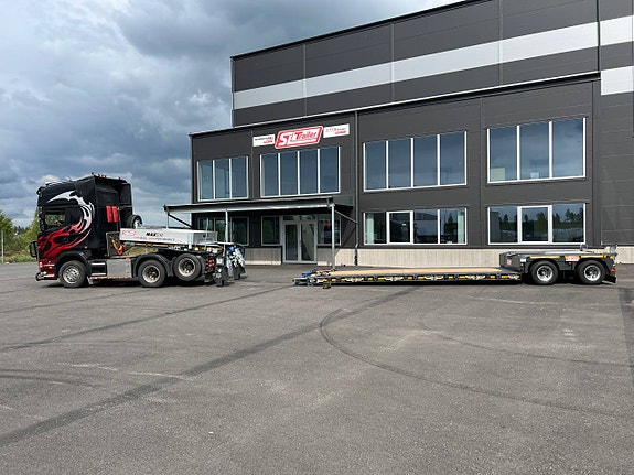 MAX 510 2-axlad - tvångsstyrd , Låglastare , Maskintrailer 11 of 12