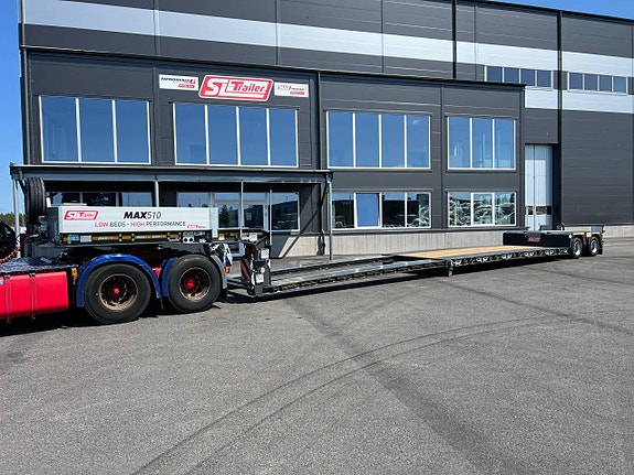 MAX 510 2-axlad - tvångsstyrd , Låglastare , Maskintrailer 7 of 12