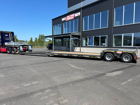 MAX 510 2-axlad - tvångsstyrd , Låglastare , Maskintrailer 8 of 12