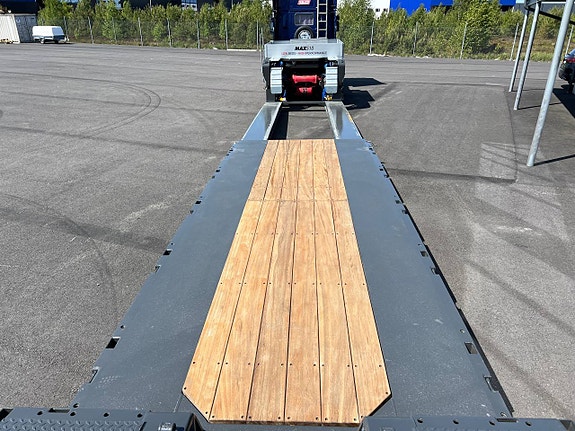 MAX 510 2-axlad - tvångsstyrd , Låglastare , Maskintrailer 9 of 12