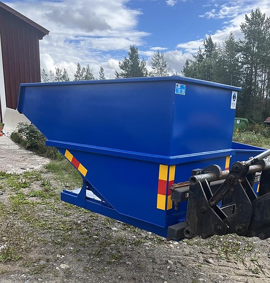 Tippcontainer 600 liter och 1500liter