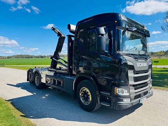 Scania G410 6x2 Lastväxlare Gasbil CNG 19.000mil 2 of 11