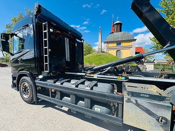 Scania G410 6x2 Lastväxlare Gasbil CNG 19.000mil 7 of 11