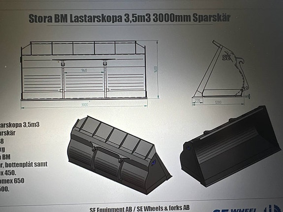 Grusskopa Stora BM 2.9 och 3.5 kubik 5 of 5