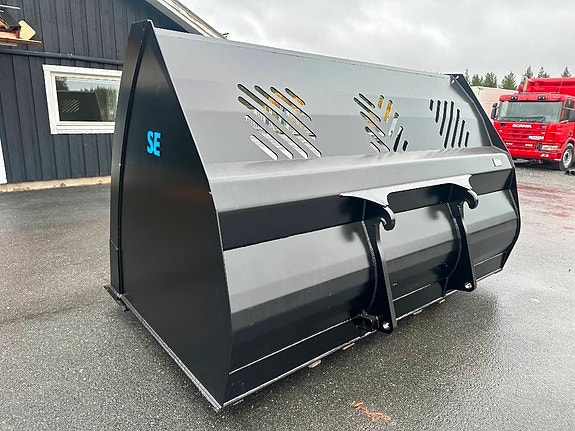SE Equipment  ny 7m3 lättmaterialskopa snöskopa 3,20m bred 5 of 5