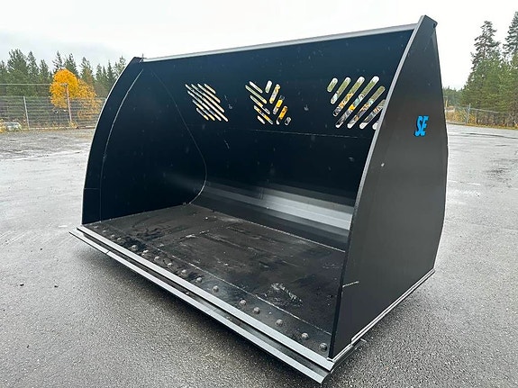 SE Equipment  ny 7m3 lättmaterialskopa snöskopa 3,20m bred 4 of 5