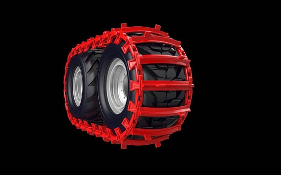 Band Taiga Traction till skogsmaskin