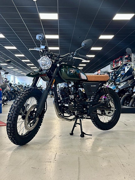 Viarelli Scrambler 50,British Racing Green, omgående lev! 4 of 5