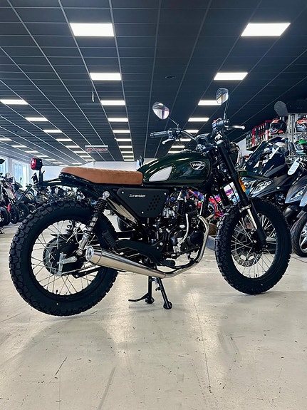 Viarelli Scrambler 50,British Racing Green, omgående lev! 2 of 5