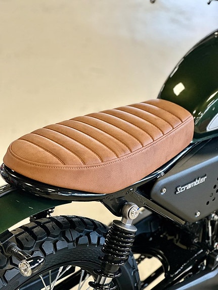 Viarelli Scrambler 50,British Racing Green, omgående lev! 6 of 7