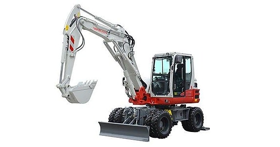 Grävmaskin med kärra UTHYRES