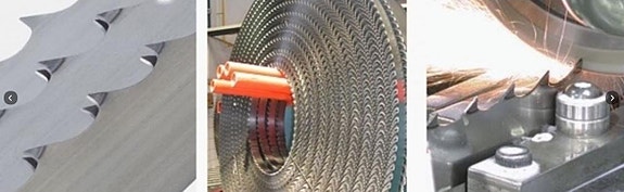 Slipning av sågblad till bandsågverk sågverk