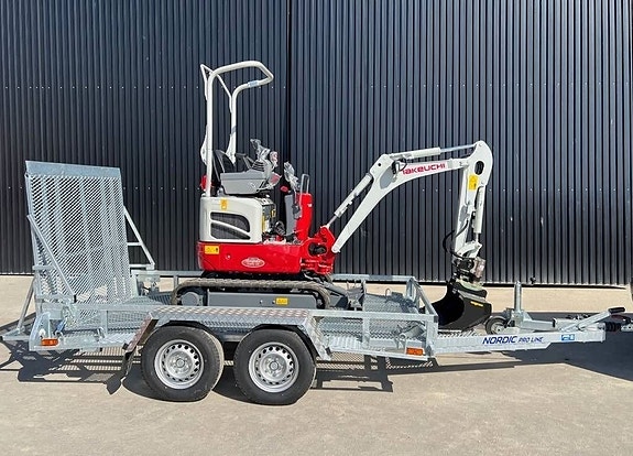 Takeuchi TB 210 R Komplett paket med trailer 3 of 4