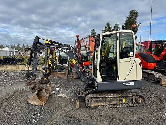 Minigrävare 2,5ton Terex 215.000:-