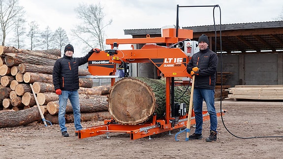 KAMPANJ! Wood-Mizer LT15 CLASSIC WIDE sågverk / bandsågverk 2 of 9