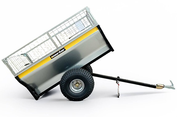 Tippbar gårdsvagn Worker med lastgaller