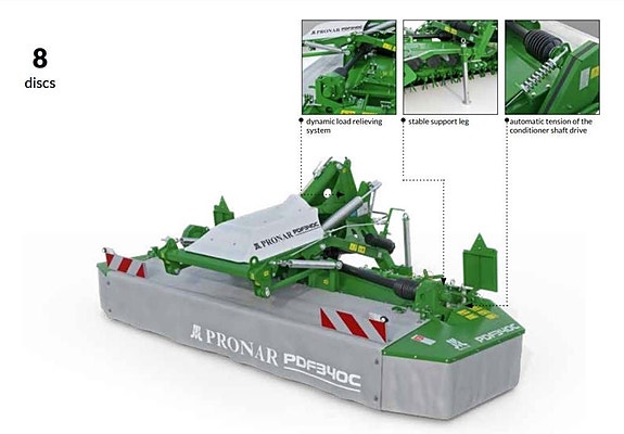 Pronar PDF340C Slåtterkross frontburen
