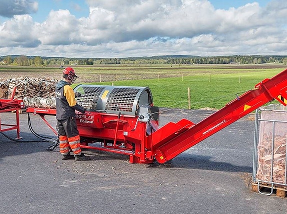 Hakki Pilke Falcon 37 EL vedmaskin