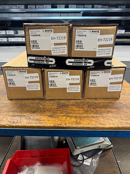 Hydraulmotor Vrid- & tilt av hytt