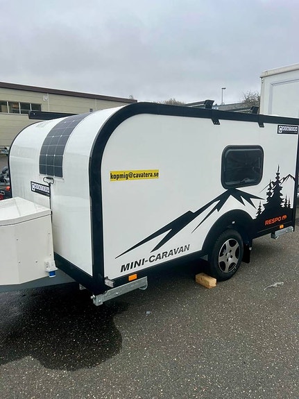 Uthyrning av Minihusvagn Caravan Wide 3.0, 800 kg, bromsad