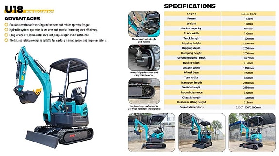 Grävmaskin 1800KG Briggs Stratton 13.5HP KAMPANJ 12 of 12
