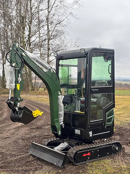 Grävmaskin 1800KG Briggs Stratton 16.5HP OMGÅENDE LEV