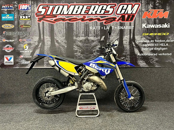 Husaberg TE 125 / LV-reg A1 / Nybesiktigad / Motardhjul