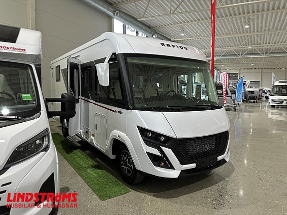 Rapido 8096 DF 180hk Automat Queenbädd "KÖP NU HÄMTA I VÅR"