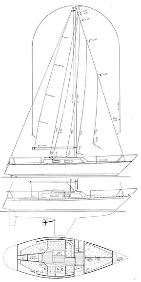 Albin Accent 26 fot, seglingsklar, nyservad Yanmar motor 15 of 16