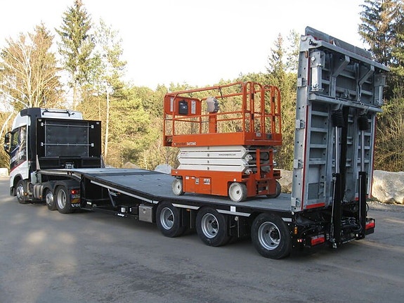 Meusburger trailer för liftar och maskiner