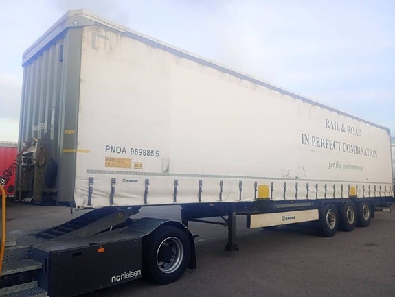 Krone CURTAIN - LIFTING ROOF - HUCKEPACK